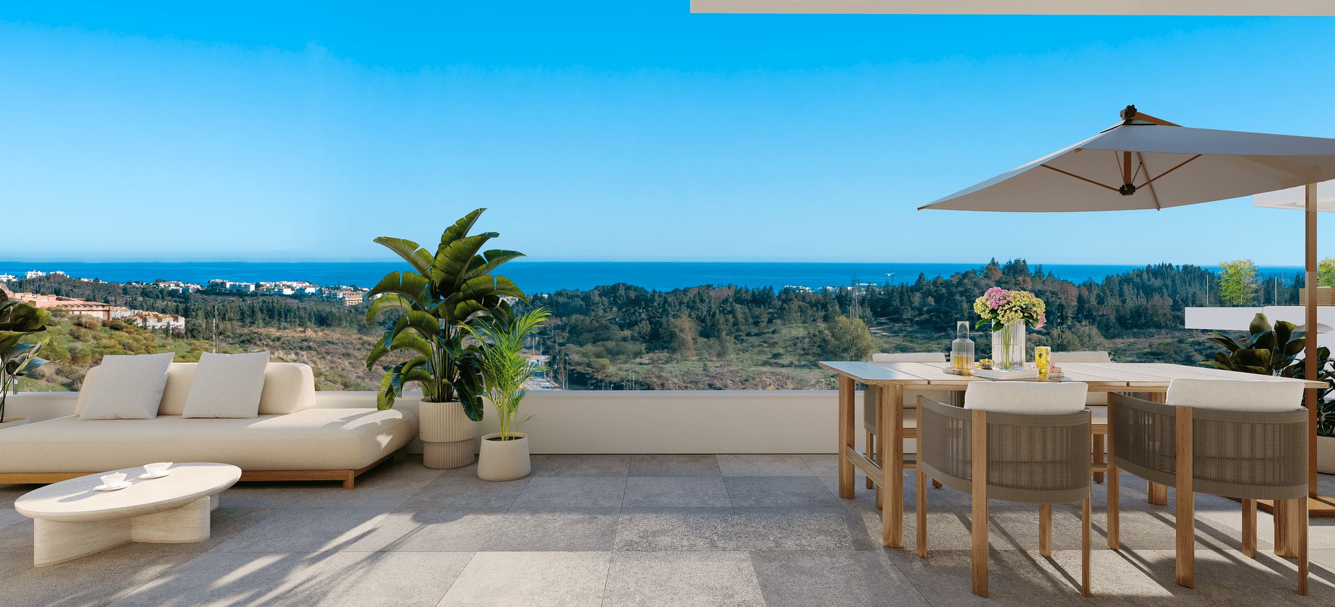 Penthouse in Mijas Costa - view 1